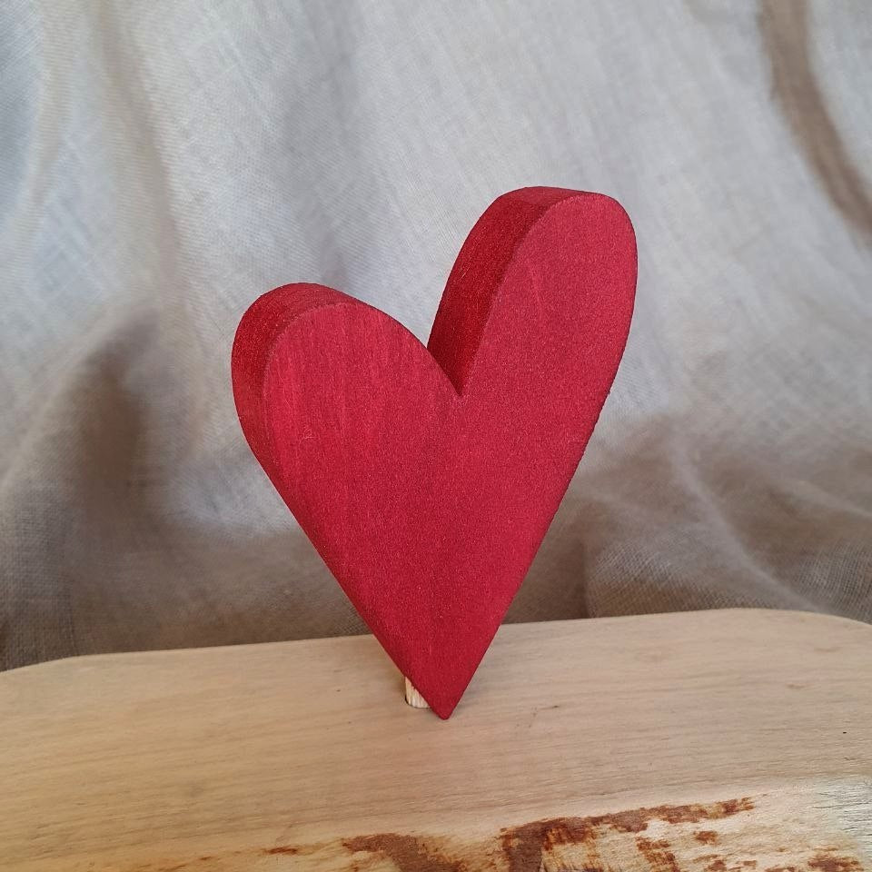 Plug heart red