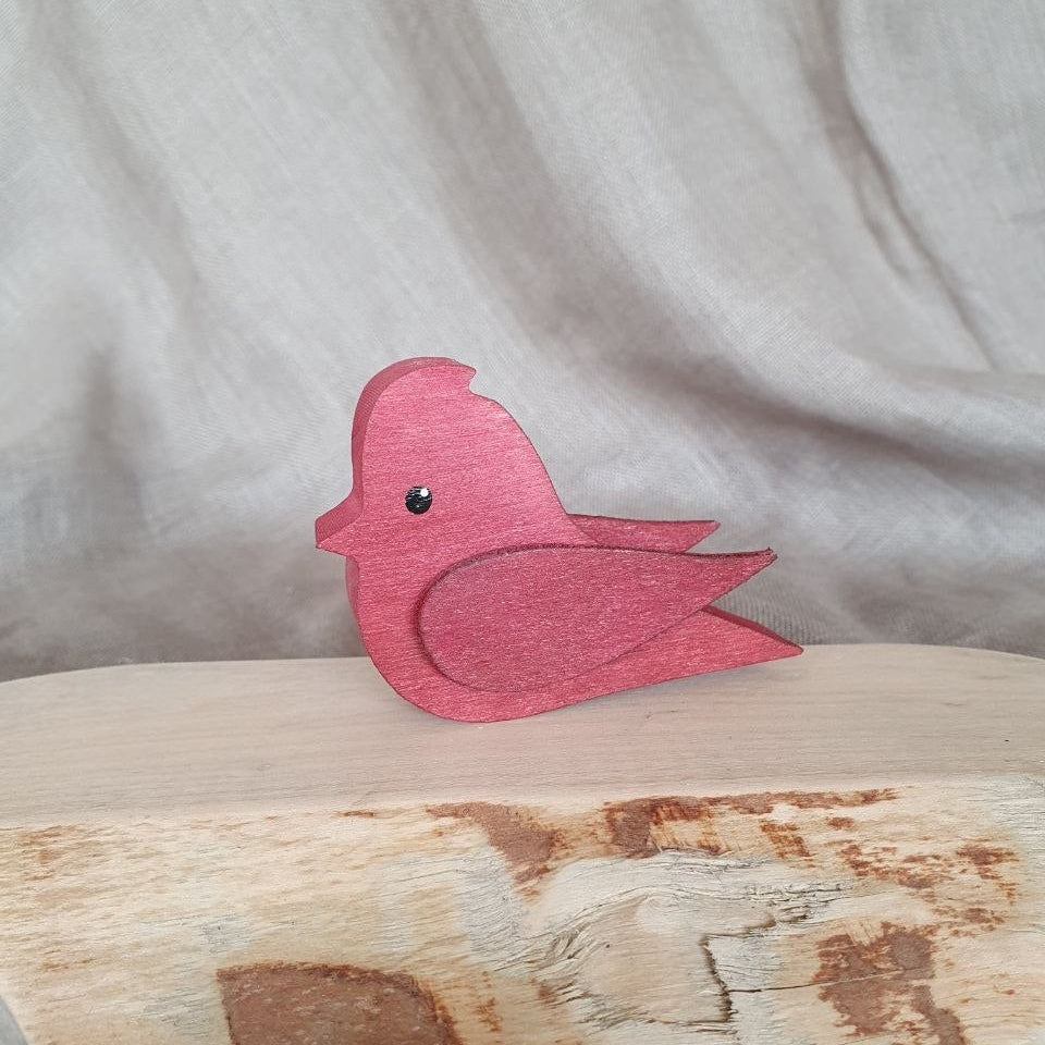 Stecker Vogel rot