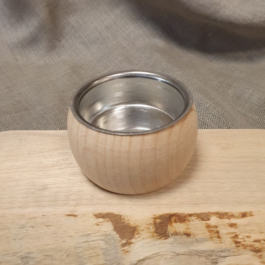 Tealight holder, single, natural